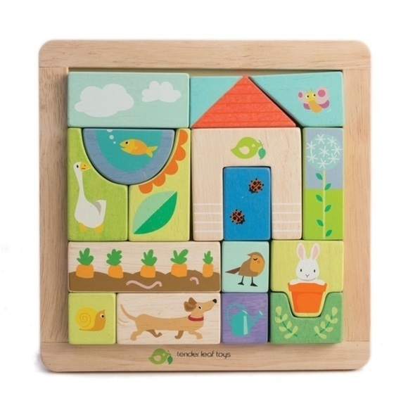 Tender Leaf Toys Other - *SOLD* Tender Leaf Garden Patch Puzzle